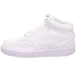 Nike Damen Court Vision Mid Sneaker, White White White, 40 EU von Nike