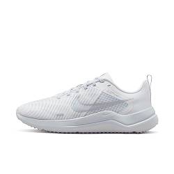 Nike Damen Downshifter 12 Sneaker, White/METALLIC Silver-Pure Platinum, 36.5 EU von Nike