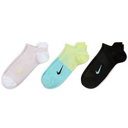 Nike Damen Everyday Plus Leichte Trainingssocken 3er-Pack, Mehrfarbig (cv2964-911)/P_l, Medium von Nike