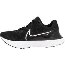 Nike Damen React Infinity Run FK 3 Laufschuh, Black/White, 38.5 EU von Nike