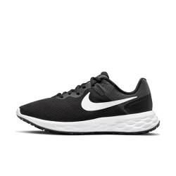 Nike Damen Revolution 6 Laufschuh, Black/White-Dk Smoke Grey-Cool, 40.5 EU von Nike