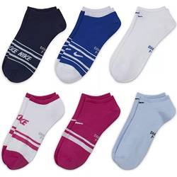 Nike Damen Socken für den Alltag, leicht, 6er-Pack, Mehrfarbig (da4222-903)/P, Medium von Nike