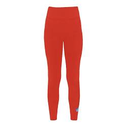 Nike Damen Sporthose Laufhose Trainingshose Fitnesshose Sportswear Leggings Fast, Farbe:Orange, Artikel:-633 Picante red/Reflective Silver, Größe:M von Nike