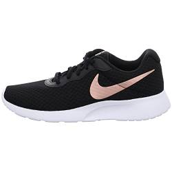 Nike Damen Tanjun Walking-Schuh, Black Red Bronze Barely Volt White, 36.5 EU von Nike