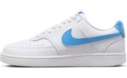 Nike Damen W Court Vision Lo Nn Sportschuh, Weiß Uni Blau, 36.5 EU von Nike