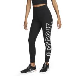 Nike Damen W NSW NK CLSC GX HR Tight JDI Leggings, Black/White, M von Nike