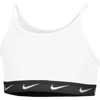 Nike Dri-Fit Big Kids Sport-BH Mädchen in weiß, Größe: M von Nike