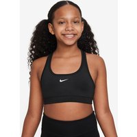 Nike Dri-Fit Swoosh Sport-BH Mädchen in schwarz, Größe: L von Nike