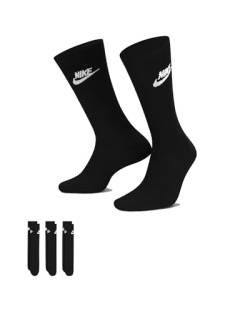 Nike Essential Socks Socken 3er Pack (DE/NL/SE/PL, Numerisch, 34, 38, Regular, Regular, black) von Nike