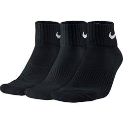 Nike Everyday Cushioned Socks Socken 3er Pack (L, black/white) von Nike