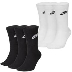 Nike Everyday Essential Socks Socken 3er Pack (47-50, black/white) von Nike