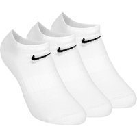 Nike Everyday Lightweight NoShow Sportsocken 3er Pack in weiß, Größe: 42-46 von Nike