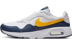 Nike Herren AIR MAX SC Sneaker, White/Laser Orange-Thunder Blue, 45 EU von Nike