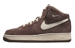 Nike Herren Air Force 1 Mid '07 QS Basketballschuh, Chocolate / Creme, 43 EU von Nike