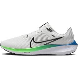Nike Herren Air Zoom Pegasus 40 Laufschuhe, Platinum Tint/Black-White-Green Strike, 45.5 EU von Nike