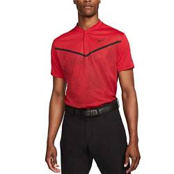 Nike Herren Dri-Fit ADV Tiger Woods TW Printed Golf Polo Shirt, Gym Rot/Schwarz, Mittel von Nike