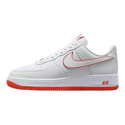 Nike Herren Hausschuhe Basketball Schuh, Weiß/Weiß-Picante Rot, 47 EU von Nike