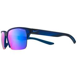 Nike Herren Maverick Free Sonnenbrille, Schwarz-Blau, 145 mm von Nike