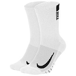 Nike Herren Multiplier Crew Socken, White/Black, S von Nike