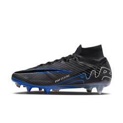 Nike Herren Zoom Superfly 9 Elite Sg-Proac Fußballschuh, Schwarz Blau Black Chrome Hyper Royal, 47 EU von Nike