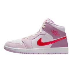 Nike Jordan 1 Mid Women, Iris Whisper/Sirene, Rot, 38 EU von Nike