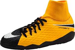 Nike Jr. Hypervenom X Phelon 3 Dynamic Fit IC Fußballschuhe, Orange (Laser Orange/Black-White-Volt), 35.5 EU von Nike