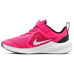 Nike Jungen Unisex Kinder Downshifter 10 Sneaker, Hyper Pink White Black, 21 EU von Nike