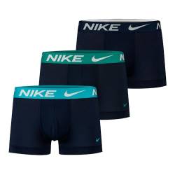 Nike Männer und Erwachsene Dri-fit Essen Micro Boxershorts, 3 Einheiten, XL Ankle, Obsidn/Dsty Kaktus/Bictal/Obsidn von Nike