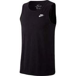 Nike Mens M NSW Club-Tank Vest, Black/White, 3XL-T von Nike
