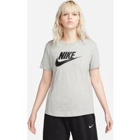 Nike New Sportswear Essential Icon Futura T-Shirt Damen in grau, Größe: L von Nike