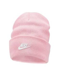 Nike Peak Futura Beanie Wintermütze (DE/NL/SE/PL, Alphanumerisch, Einheitsgröße, pink) von Nike
