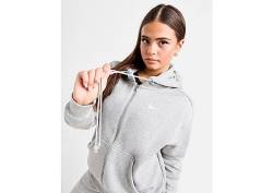 Nike Phoenix Fleece Oversized Full Zip Hoodie Damen - Damen, Dark Grey Heather/Sail von Nike