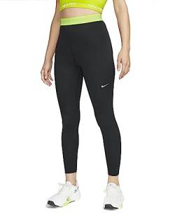 Nike Pro 365 Leggings Tights (as3, Alpha, m, Regular, Regular, Black/Volt) von Nike