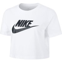 Nike Sportswear Essential Crop T-Shirt Damen in weiß von Nike