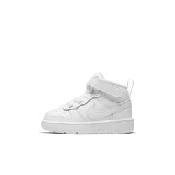 Nike Unisex Baby Court Borough Mid 2 (TDV) Sneaker, White/White-White, 26 EU von Nike
