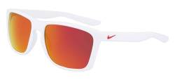 Nike Unisex Sun Sunglasses, 100 White red Mirror, 57 von Nike