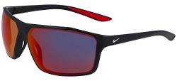 Nike Unisex Windstorm E Sunglasses, 010 mt Black Pure pltnm f, One Size von Nike
