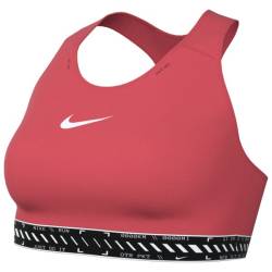 Nike - Women's Dri-Fit Swoosh On The Run Med-Support Bra - Sport-BH Gr XL rot von Nike