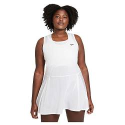 Nike Women's W NKCT DF ADVTG Dress T-Shirt, White/Black, L von Nike