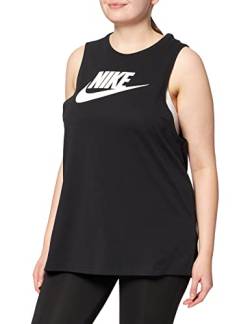 Nike Women's W NSW Tank MSCL Futura New Vest, Black/White, XL von Nike