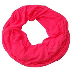 Niklarson Loop Schal Tuch neon-pink Rundschal 160x45cm unisex Schlauch T5095 von Niklarson