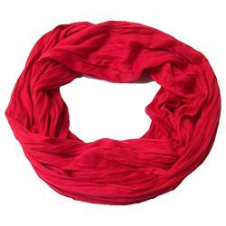 Niklarson Loop Schal Tuch rot Rundschal 160x45cm unisex Schlauch T7025 von Niklarson