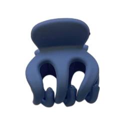 Nilioyul 24 Stück breite anwendbare Anlässe Kopfbedeckungen für Kinder einfache Acryl Mini rutschfeste Oktopus Haarklammern Haarspangen Premium, Blau von Nilioyul