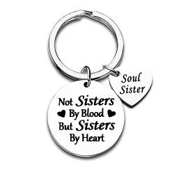 Soul Sister Gifts Not Sisters by Blood But Sisters by Heart Sisters Schlüsselanhänger Best Friends Geschenke Freundschaft Schmuck Big Sister Little Sister Geschenke von Sister von Nimteve