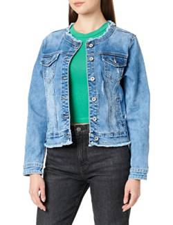 Nina Carter Art: S337 Damen Jeansjacke Denim-Jacke Übergangsjacke (Blau (S337), L, l) von Nina Carter