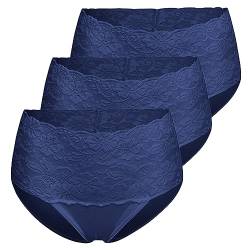 Nina von C. - Fine Cotton - Taillen Slip - 3er Pack (38 Meerblau) von Nina von C.