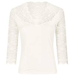 Nina von C. - Silver Edition - Spitzenshirt 3/4 Arm (44 Champagner) von Nina von C