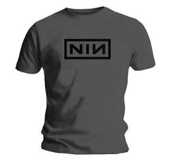 Nine Inch Nails Herren T-Shirt Grau Grau Gr. L, Grau von Nine Inch Nails