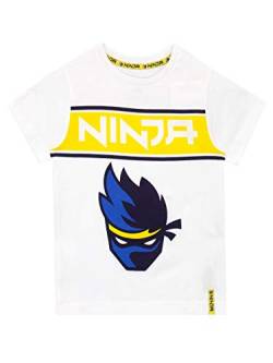 Ninja Jungen T-Shirt Weiß 128 von Ninja