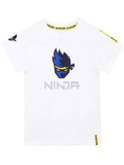 Ninja Jungen T-Shirt Weiß 140 von Ninja